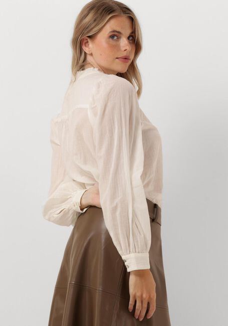 RUBY TUESDAY IREM BLOUSE WITH SMALL PLEATS + BUTTONS PLACKET Blouses en blanc - large