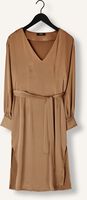 SIMPLE Robe midi WV-RC-POLY-23-1 en bronze SIMPLE Robe midi WV-RC-POLY-23-1 en bronze - medium