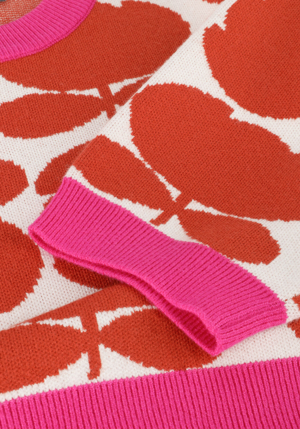 Bruine YDENCE Top KNITTED TOP TULIP - large