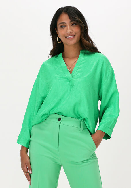 Groene MODSTRÖM Blouse NUCLEAR SHIRT - large