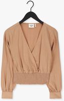ANOTHER LABEL Blouse FADED SAND en camel