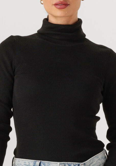 Zwarte CALVIN KLEIN Coltrui WOVEN LABEL ROLL NECK - large