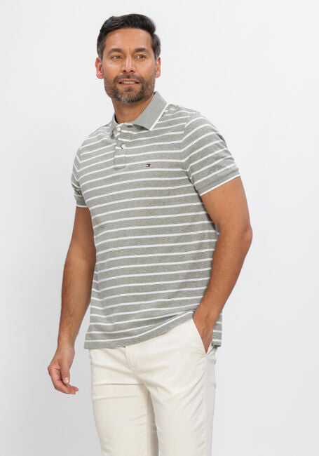 TOMMY HILFIGER Polo COTTON LINEN PIQUE REG POLO en vert - large