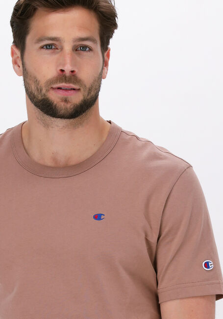 CHAMPION T-shirt CREWNECK T-SHIRT 216545 en marron - large
