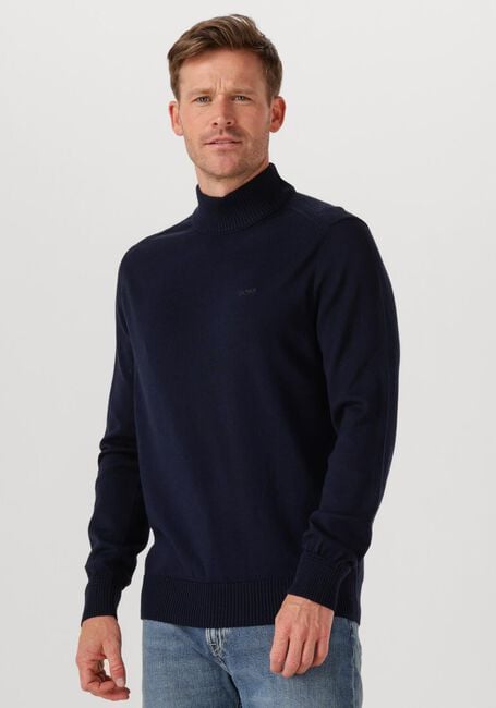 BOSS ORANGE Col roulé AVAC_M Bleu foncé - large