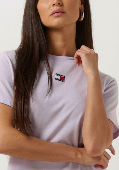 TOMMY JEANS T-shirt TJW BXY BADGE TEE Lilas - large