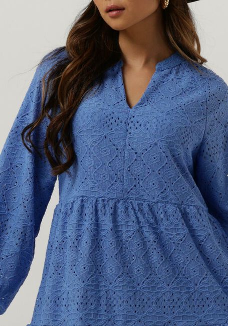 OBJECT Mini robe OBJFEODORA GIA L/S DRESS Bleu clair - large