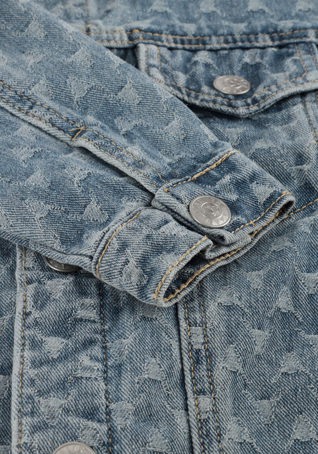 Lichtblauwe ALIX MINI Spijkerjas WOVEN BULL DENIM JACKET - large