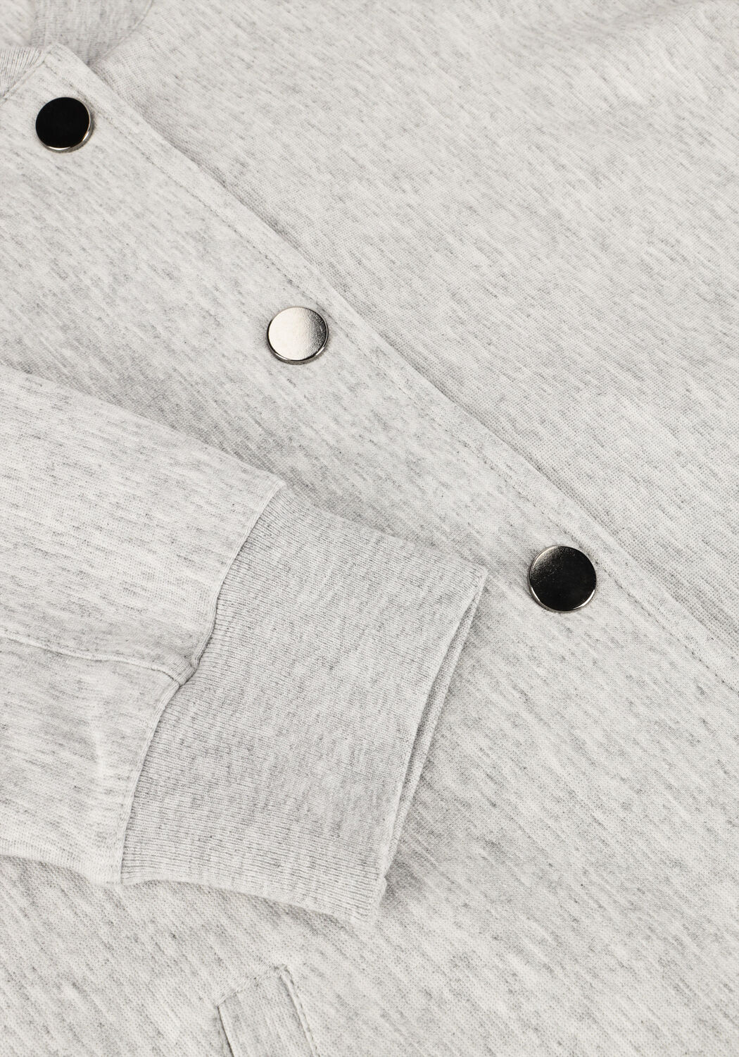 JANSEN AMSTERDAM Jack GOLDIE JASJE HVM 274 BOMBER LONG SLEEVE Gris clair - large