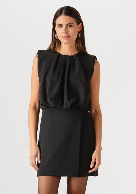 Zwarte CO'COUTURE Mini jurk FALCONCC PLEAT MINI DRESS - large