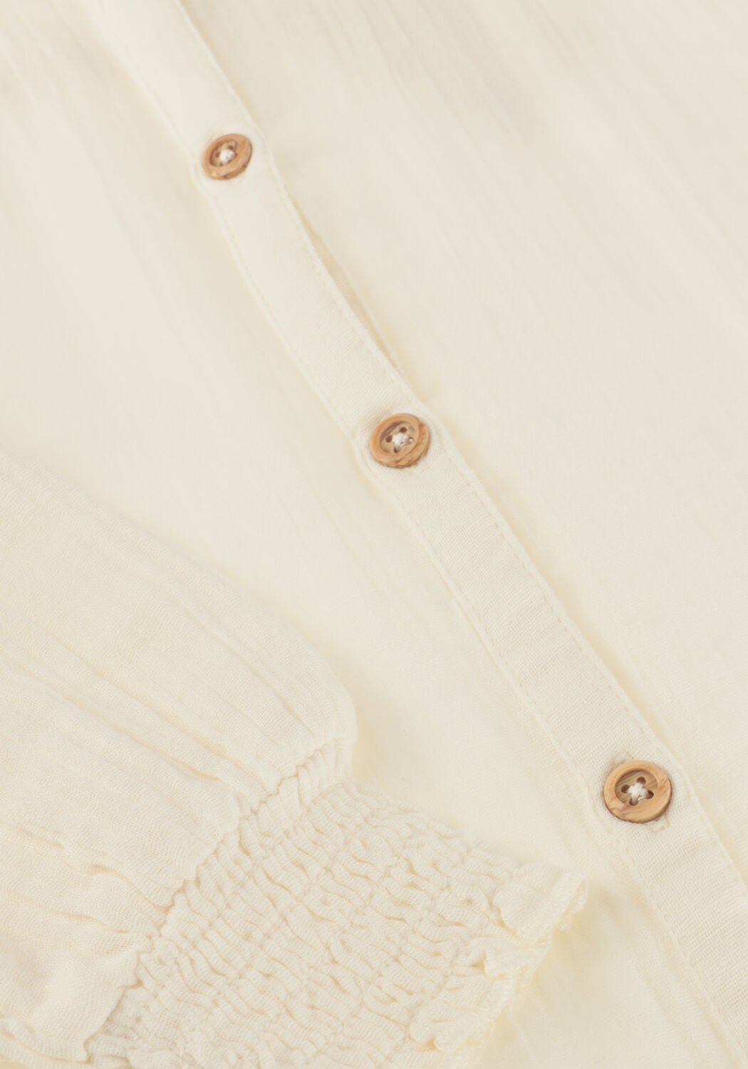 Ecru DAILY7  LONGSLEEVE RUFFLE - large