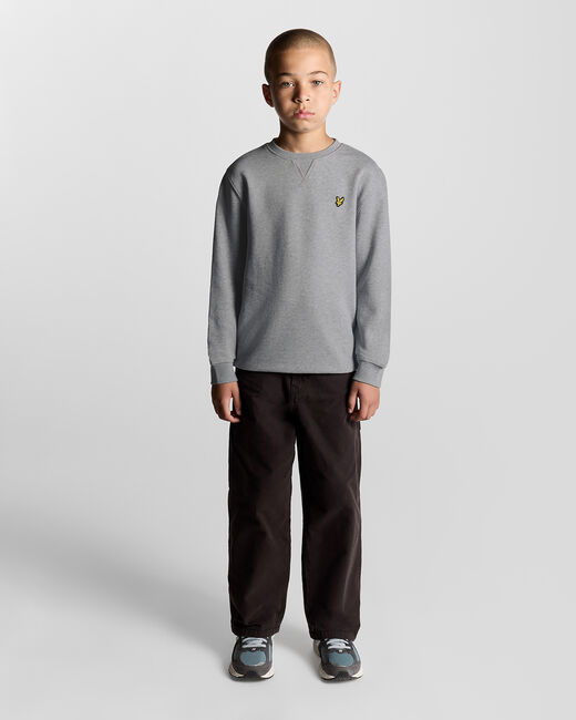 LYLE & SCOTT Chandail CREW NECK SWEATSHIRT BOYS Gris clair - large