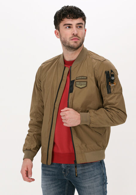PME LEGEND Jack BOMBER JACKET GLAZER FLIGHTER en beige - large
