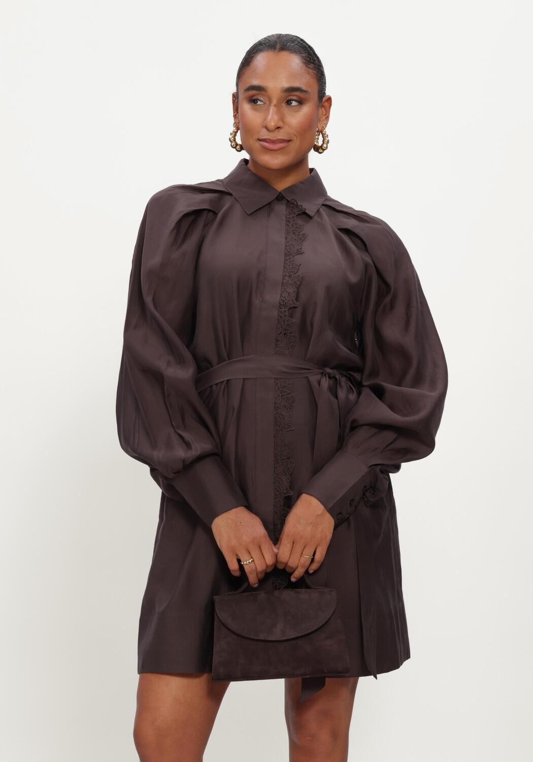 COPENHAGEN MUSE Mini robe CMMOLLY-DRESS en marron - large