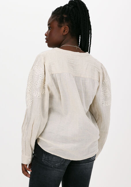 Ecru BY-BAR  IVY SLUB BLOUSE - large