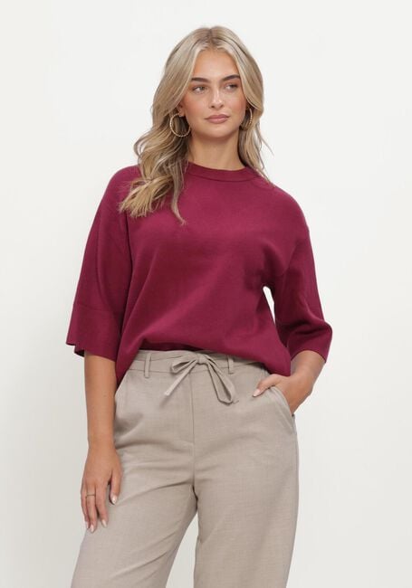 MSCH COPENHAGEN Pull MSCHAGATHA EAST 3/4 PULLOVER Bordeaux - large