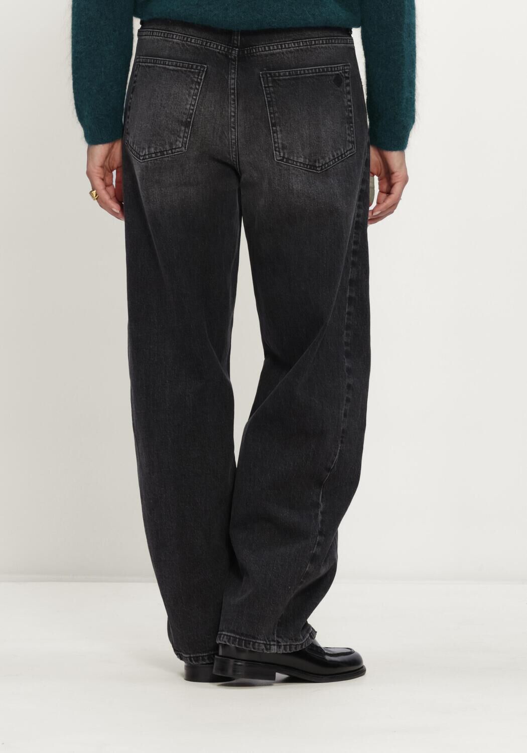 STUDIO ANNELOES Pantalon large Frenkie balloon trousers en noir - large