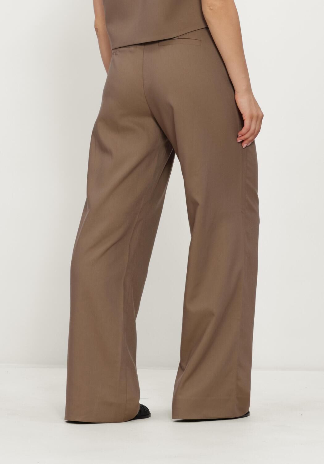 Bruine HARPER & YVE Wijde broek SADIE-PA - large
