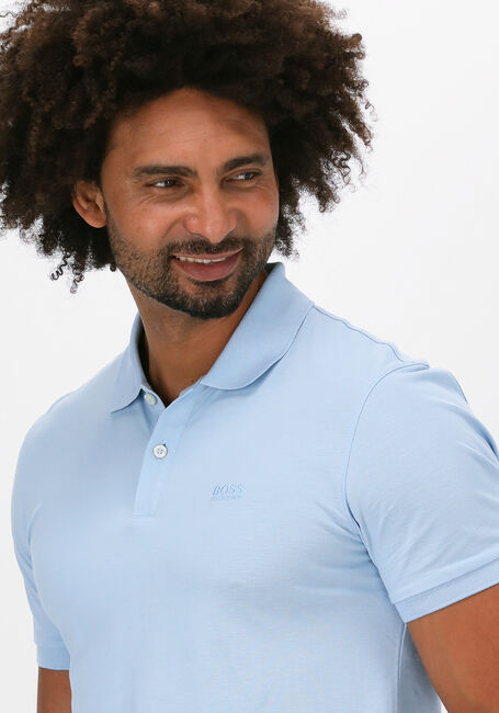 Lichtblauwe BOSS BLACK Polo PALLAS 10108581 01 - large