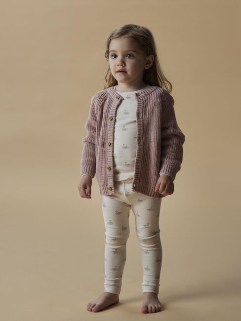 Ecru LIL' ATELIER Broeken/jumpsuits NMFGAVO EFI SLIM LEFFING LIL NOOS - large