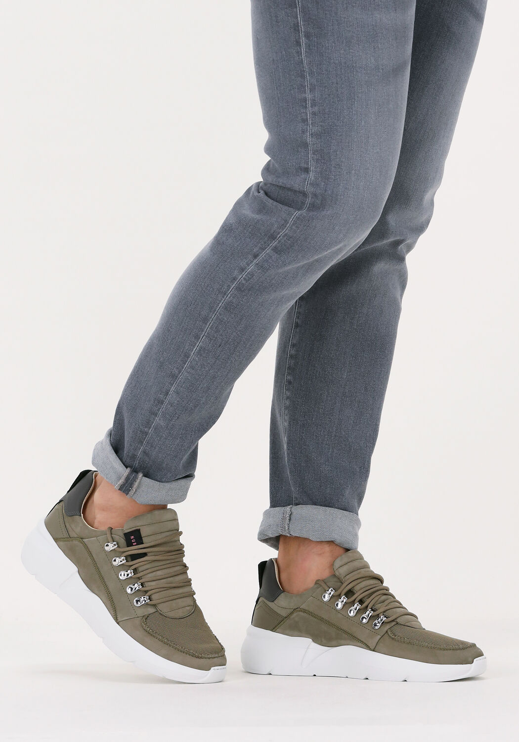 Groene NUBIKK Sneakers ROQUE ROMAN MEN - large