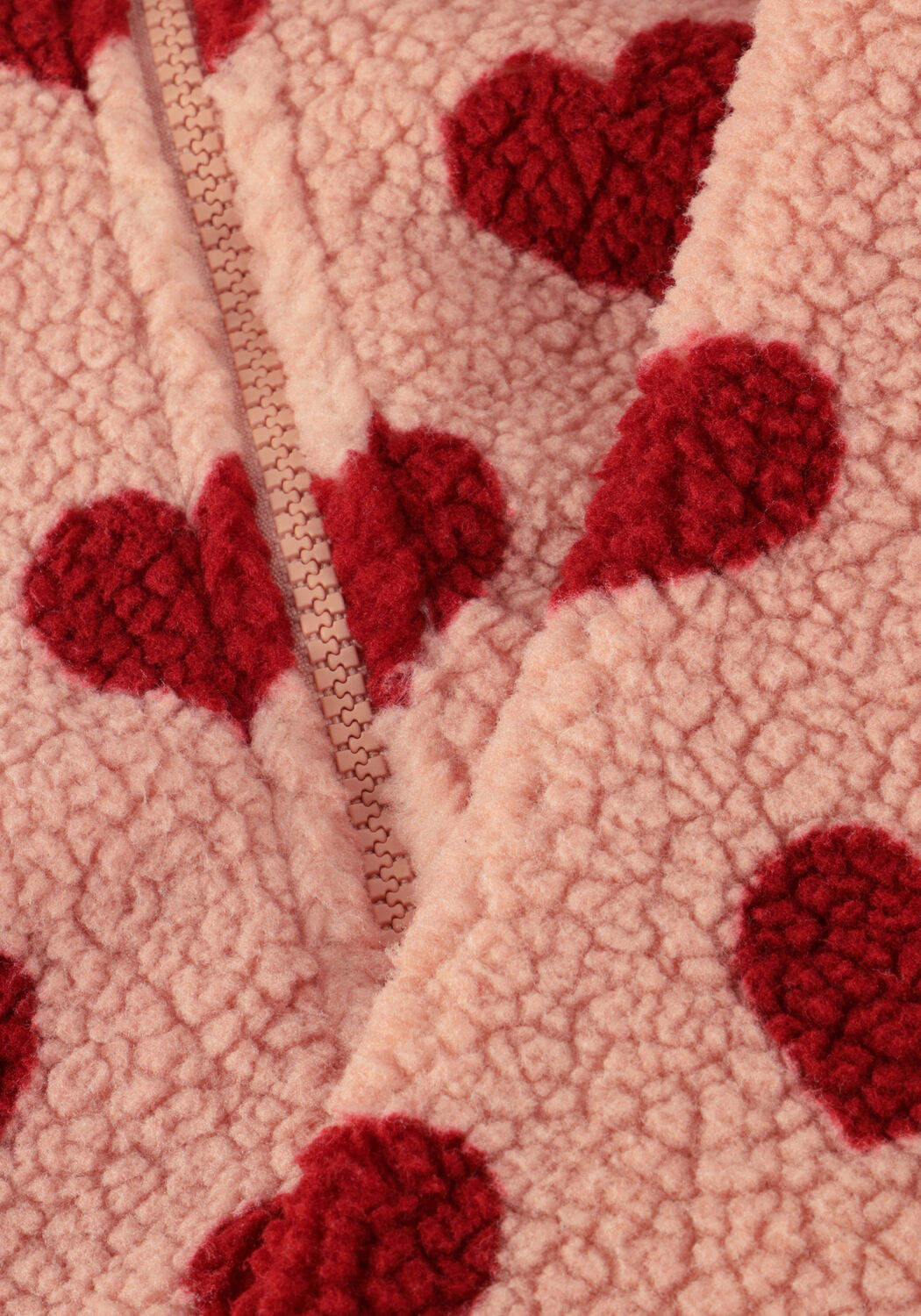 KONGES SLOJD JODY TEDDY HOODIE GRS Vestes en rose - large