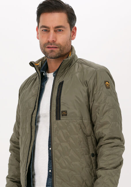 PME LEGEND Veste matelassé BOMBER JACKET RAIDER II TAFFETAR Olive - large