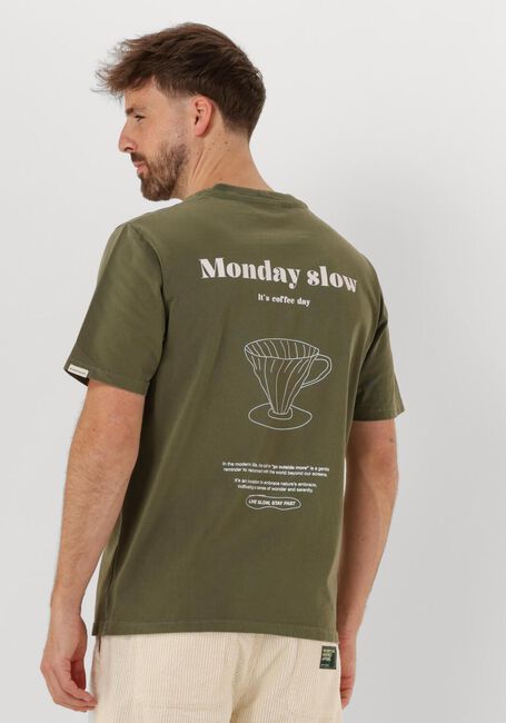 ANERKJENDT T-shirt AKKIKKI MONDAY SLOW TEE en vert - large
