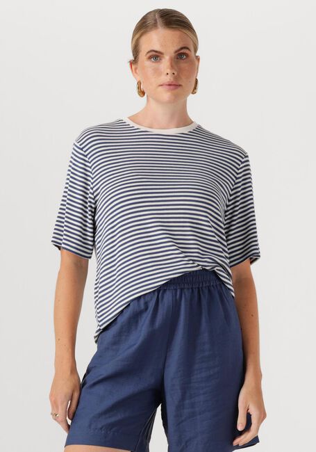 MSCH COPENHAGEN T-shirt MSCHJANA TEE STP en bleu - large