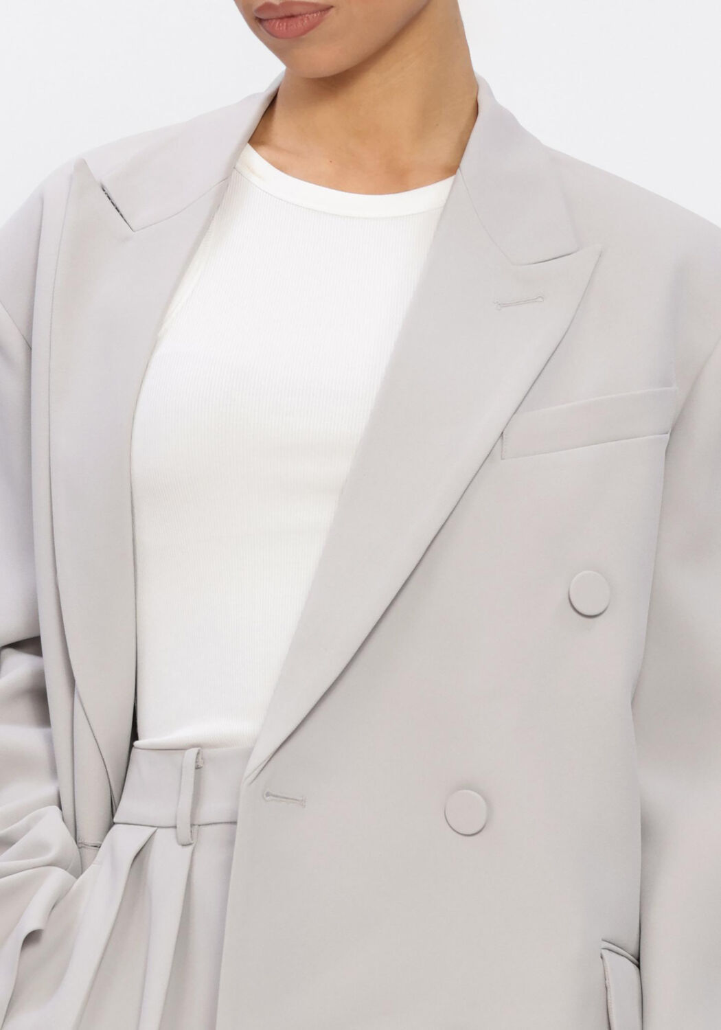 OMODA ATELIER Blazer X MODEROSA - ARDENT Gris clair - large