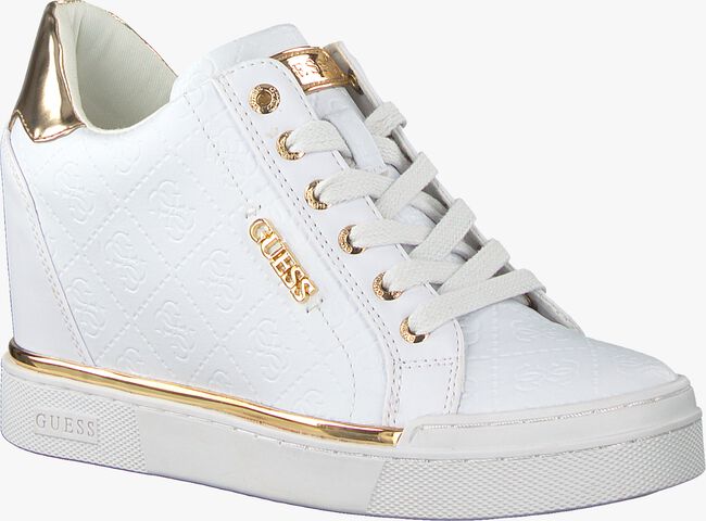 Witte GUESS Sneakers FLOWURS STIVALETTO - large