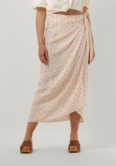 ENVII Jupe midi ENMALLORCA SKIRT AOP 7014 Crème - large