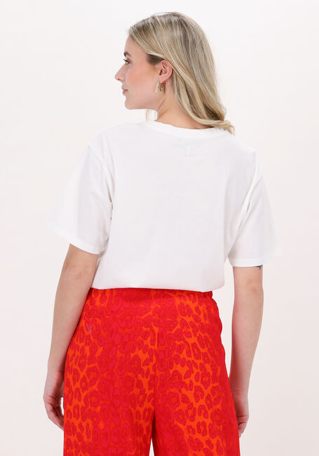 Witte ALIX THE LABEL T-shirt FIRE TIGER TSHIRT - large
