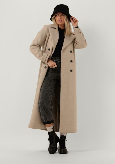 OBJECT Pull MALENA L/S RUFFLE PULLOVER en noir - large