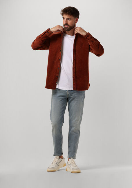 Bruine ANERKJENDT Overshirt AKLEIF CORDUROY SHIRT - large