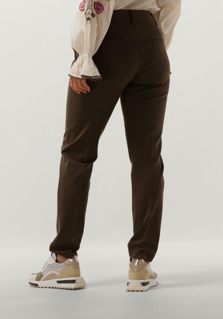 SUMMUM Pantalon évasé TROUSERS PUNTO MILANO en vert - large