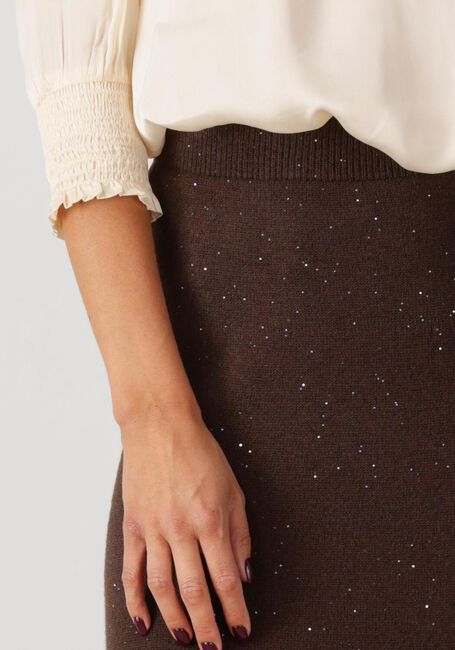 LIU JO Jupe maxi GONNA MGLIA LONGUET en marron - large