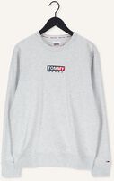 Lichtgrijze TOMMY JEANS Sweater TJM ENTRY GRAPHIC CREW Lichtgrijze TOMMY JEANS Sweater TJM ENTRY GRAPHIC CREW - medium