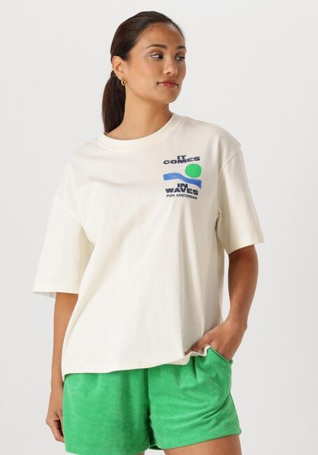 POM AMSTERDAM T-shirt TSHIRT OVERSIZED AT THE SEASIDE &Eacute;cru - large