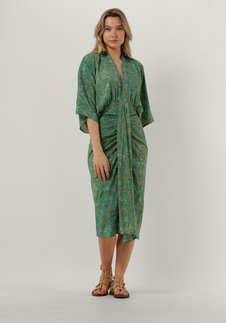 SISSEL EDELBO Robe midi JUNO DRESS en vert - large