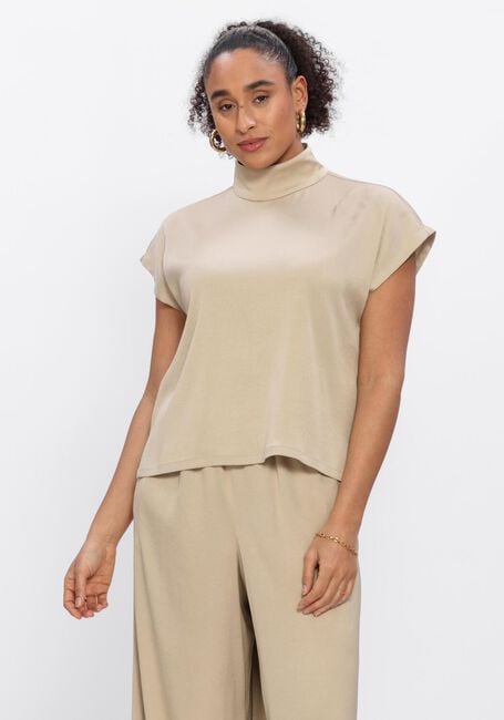 Beige DRYKORN T-shirt ALARIA 1 - large