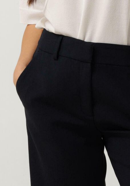 Donkerblauwe SELECTED FEMME Pantalon SLFRITA MW WIDE PANT - large