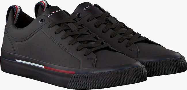 Zwarte TOMMY HILFIGER Lage sneakers CORPORATE - large