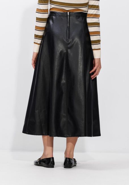 NEO NOIR Jupe midi RAYA FAUX LEATHER SKIRT en noir - large