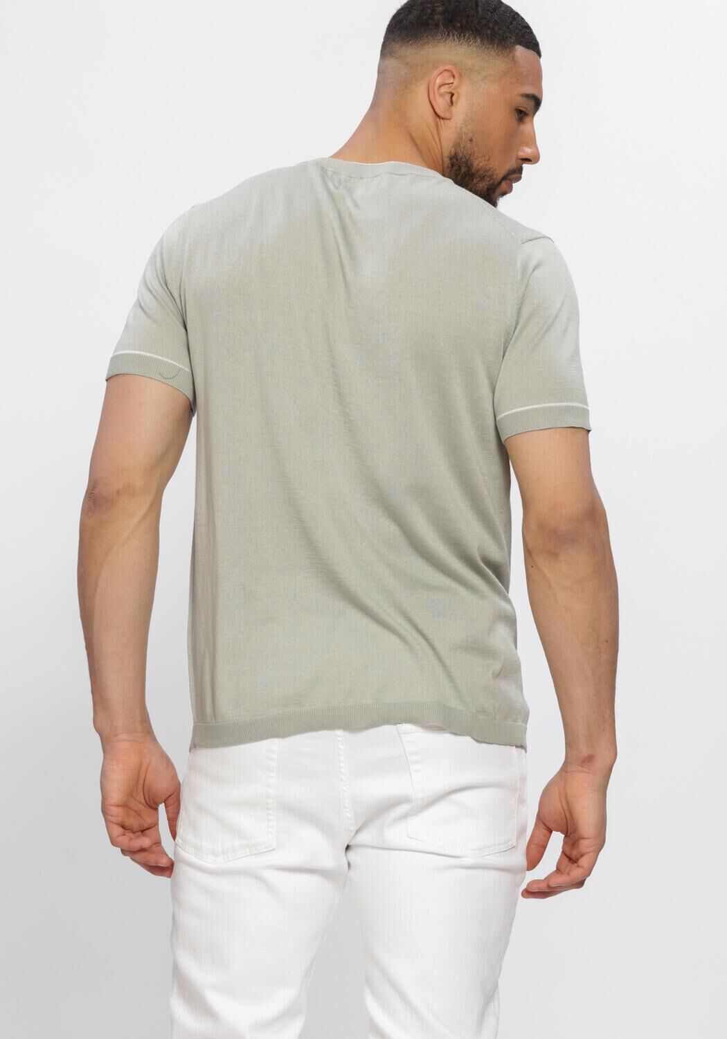STEFANO LAURAN Polo T-SHIRT BROR en vert - large
