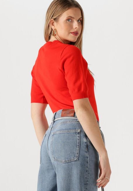 Y.A.S. Pull YASLENA SS KNIT PULLOVER en rouge - large