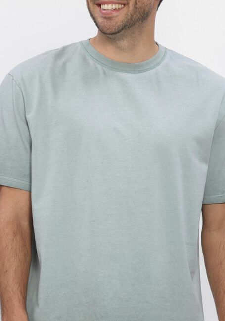 Lichtblauwe ANERKJENDT T-shirt AKVILLADS WASHED TEE - large