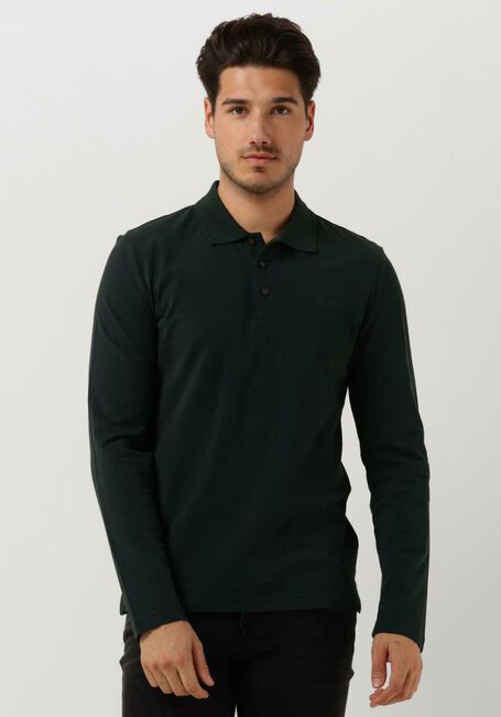 TIGER OF SWEDEN Polo DARIOS LS en vert - large