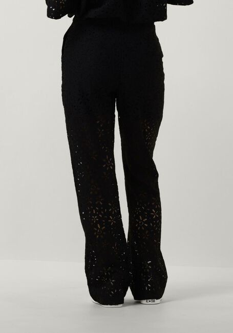 SELECTED FEMME Pantalon évasé SLFKAROLA HW FLARED LACE PANT en noir - large