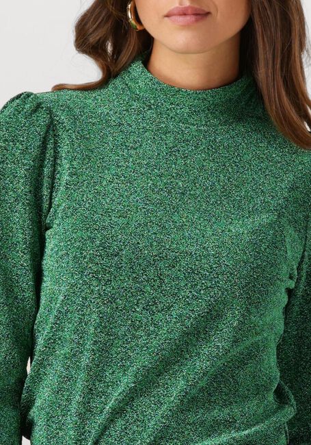 Groene POM AMSTERDAM Trui TURTLENECK - GLITTERR PINE GREEN - large